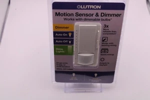 Lutron Maestro White 150 W 3-Way Dimmer Switch 1 pk - Picture 1 of 3