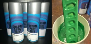 X5 Aerosol Spray Paint MEANE GREEN Brake Caliper Metal High Temperature Drum - Picture 1 of 8