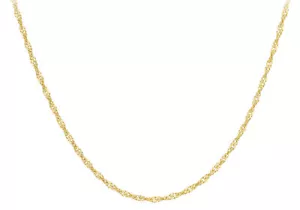 Gedrehte Panzerkette 9 kt Gelbgold 18 Zoll - Bild 1 von 4