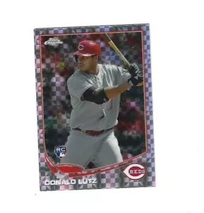 2013 Topps Chrome X-Fractors #162 Donald Lutz RC Cincinnati Rods - Imagen 1 de 1