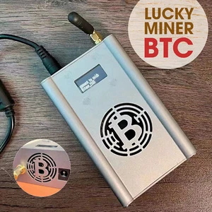 BTC Bitcoin Miner Solo Miner WIFI 320GH/S SHA-256 Crypto Algorithm - Picture 1 of 20