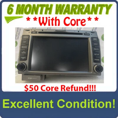 Kia Sportage 2015 OEM navegación AM FM radio tarjeta SD reproductor de CD receptor gris Foto 1 de 4