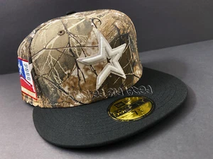 ESCLUSIVO CAPPELLO ADERENTE HOUSTON ASTROS TXFITTEDS TEXAS RAGAZZO VERO ALBERO MIMETICO 7 3/4 - Foto 1 di 10