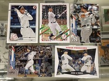 (5) 2020 Topps AARON JUDGE Bowman / Topps Paper, Topps Holiday/Heritage/Chrome