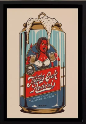 Treaty Oak Revival Show At Whitewater Amphitheater June 15 2024 Poster Unframed - Image 1 of 4