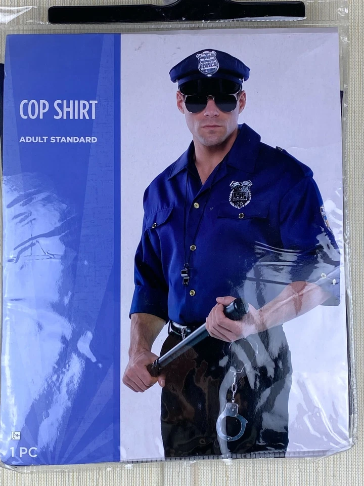 Police Officer Halloween Costume Adult Large Amscan 840648