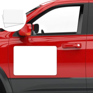 2 Pack Blank Car Door Magnet Sticker, Rounded Corners Magnetic Vehicle Sign, Per - Picture 1 of 12