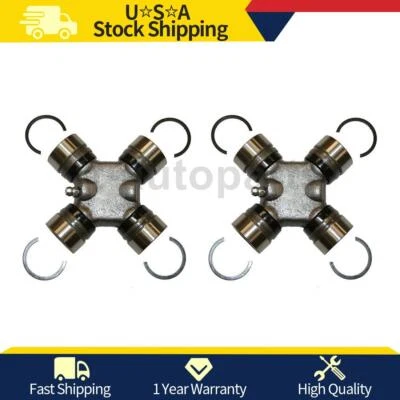 2PC GMB Rear Shaft All Joints U Universal Joint For 1988-2000 Jeep Cherokee - Image 1 of 3