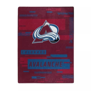 Colorado Avalanche Blanket 60x80 Raschel Digitize Design - Picture 1 of 1