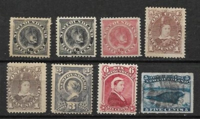 NEWFOUNDLAND SELECTION 1868 to 1896  MINT HR USED FVF - Image 1 of 2