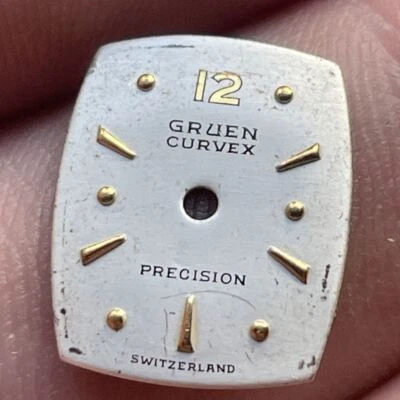 VTG Gruen Watch Co. Curvex Precision Swiss Woman’s Watch Face - Image 1 of 4