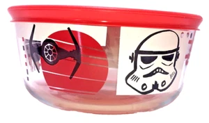 Pyrex Limited Edition Star Wars/Darth Vader 4 Cup Bowl w/Lid, New (A1) - Picture 1 of 14