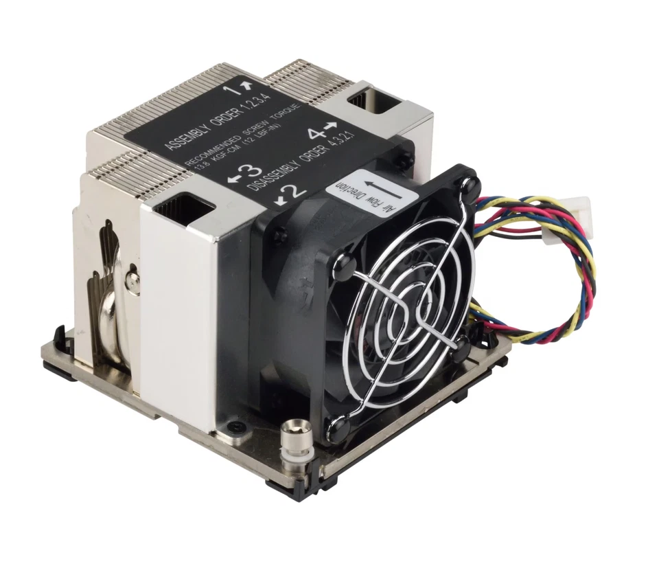 Supermicro SNK-P0068AP4 2U Active CPU HS for X11 Purley, Square Retention Mechan - Image 1 of 1