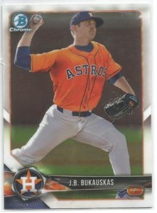 J.B. Bukauskas Houston Astros 2018 Bowman Baseball Chrome Prospects Card
