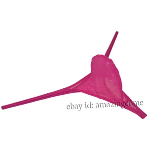 Men's Liquid Stretch Micro Thong Underwear See-through Mesh G Strings Colors  - Picture 1 of 21