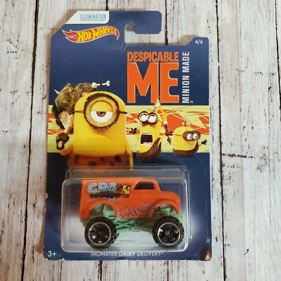 Hot Wheels 2017 Despicable Me Minion Made Monster Dairy Delivery 6/6  Foto 1 de 4