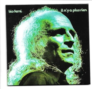 LEO FERRE (1973) : IL N'Y A PLUS RIEN ►RARE REPLIQUE CD DU VINYLE ORIGINAL ◄ - Picture 1 of 2