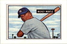 1989 (YANKEES) Bowman Reprint Inserts #5 Mickey Mantle 51