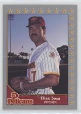 1990 Pacific Senior Professional Baseball Association Elias Sosa #8