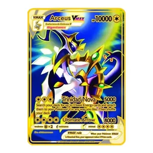Pokemon Arceus VMAX Metall Karten Sammlung Trading Einzel Cartoon Karten Spiel - Bild 1 von 11