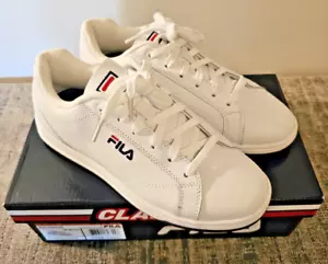Women's Shoes 8.5 Fila classic reunion- NEW- white/navy/red - Picture 1 of 8