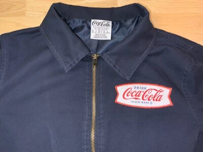 Junior's Coca-Cola Zip Up Crop Jacket with Patches Sz S--Cool Looking!!* - Image 1 of 4