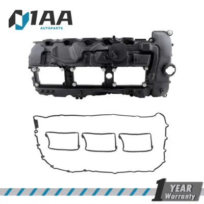 Engine Valve Cover & Gasket For 2011-2014 BMW X3 X5 X6 335i 535i xDrive 3.0L N55 - Image 1 of 4