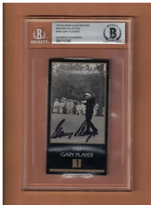 Gary Player Autografiado 1993 Masters Collection 1961 Masters Beckett AU - Imagen 1 de 2