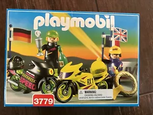 New 1994 Playmobil 3779 Victory Motorcycle Box Unopened - Picture 1 of 6