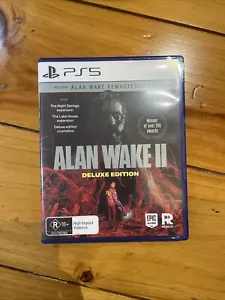 Alan Wake 2 Deluxe Edition PS5 Includes Original Remastered Game New - Picture 1 of 3