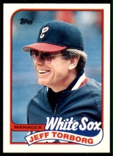 1989 Topps Traded Jeff Torborg . Chicago White Sox #120T