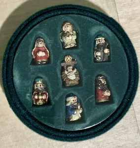 ¡MICRO BELÉN DICKSON’S DETALLADO 7 PIEZAS CON CAJA DE TERCIOPELO VERDE! ¡ÚNICO Y RARO!! - Imagen 1 de 4