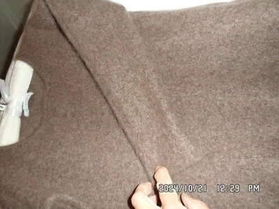 NS ..Suéter de Cachemira Francia París ULTRASUAVE ESPONJOSO Invierno CÁLIDO GRUESO Marrón Foto 1 de 4