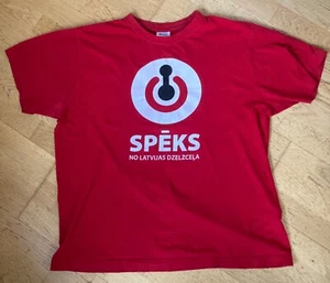 T-Shirt. Lettische Eisenbahnen. Groß. 100% Baumwolle - Bild 1 von 5