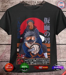 Obito Uchiha T-Shirt Naruto Shippuden Itachi Akatsuki Anime Unisex Tee Shirt - Picture 1 of 58
