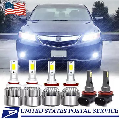 Para 2013 2014 2015 Acura ILX/RDX - 6 piezas 6000K faros LED + bombillas antiniebla Foto 1 de 4