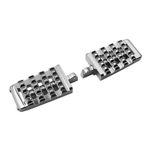 Chrome Footpeg Foot Pegs Fit For Harley Touring Road Street Glide Softail Dyna - Picture 1 of 12