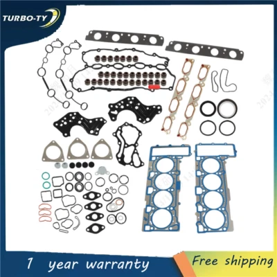 Kit de sellos de junta de reconstrucción de revisión para 06-15 Volkswagen Touareg Audi/R8/S5/Q7 Foto 1 de 4