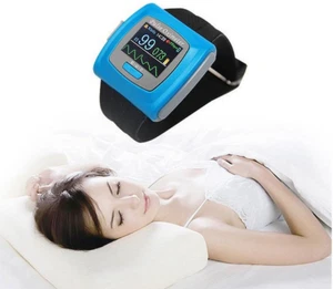 Wrist OLED Pulse Oximeter,Spo2 Monitor Daily,Overnight Sleep Wearable Monitor,CE - Picture 1 of 12