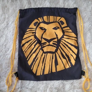 Der König der Löwen Broadway Musical Disney VIP Kordelzug Gurt Tasche Rucksack schwarz - Bild 1 von 7
