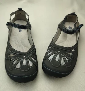 Jambu Wildflower Encore Wmn's Sz 9M Grey/Floral Designs Shoes JB18WFE50 New - Foto 1 di 5