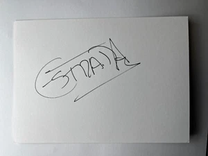 Autógrafo MARCO ESTRADA-33 Tapas CHILE-WC2010-Ex-HSC Montpellier-Everton-firmado - Imagen 1 de 1