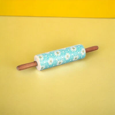 Rodillo floral Blue Daisy Pioneer mujer mercado de pulgas nuevo 60 Foto 1 de 2