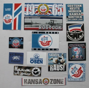 FC Hansa Rostock Aufkleber Sammlung - Bild 1 von 1