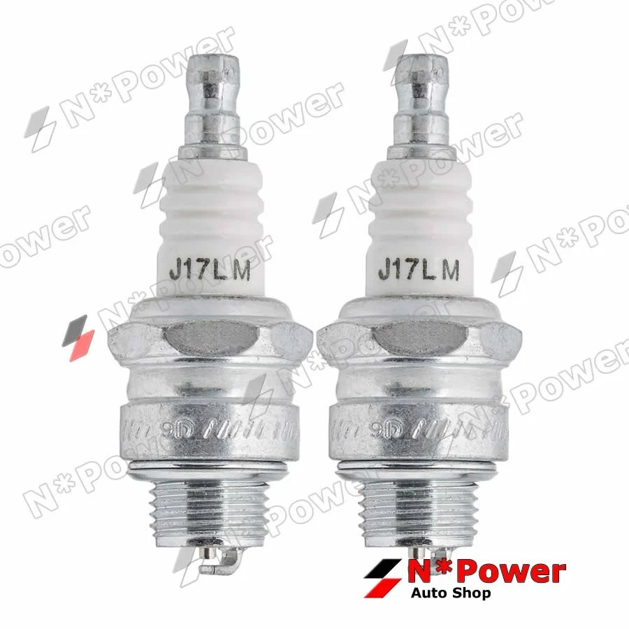 Champion Small Engine SPARK PLUG x2 J17LM - Image 1 of 1