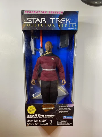 Playmates 1997 Star Trek Federation Ed Collector Series Captain Benjamin Sisko Cover