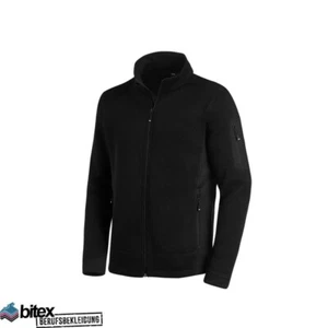 FHB Strick-Fleece-Jacke Arbeitsjacke Christoph schwarz  - Bild 1 von 1