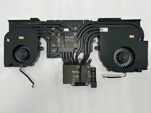 Used X17 CPU VGA FAN Heatsink For CLEVO X170KM X170KM-G RTX30 6-31-X17KN-101 100 - Photo 1/2