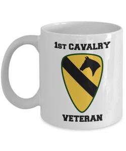 1st Cavalry Division Coffee Mug - 1st CAV Veteran - Picture 1 of 6
