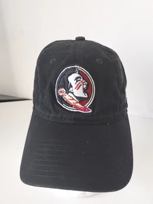 Gorra de béisbol New Era Florida State Logo para mujer 9Forty algodón negra bordada Foto 1 de 4